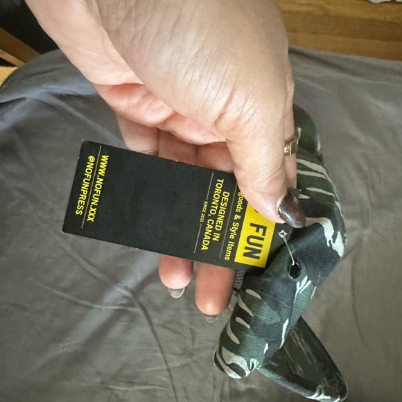 No Fun tiger camo cap - Picture 2 of 4